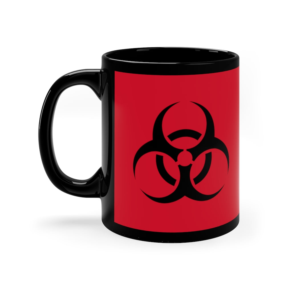 Biohazard | Mug | 11 oz | Ceramic | Zombie | Gaming | Outbreak | Dystopian | Nuclear | Science