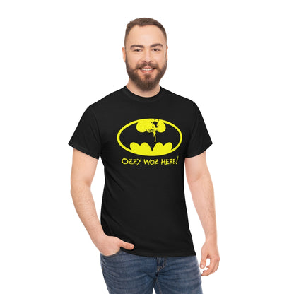 Ozzy Was Here | Unisex | Heavy Cotton | T-Shirt | Music | Superhero | Batman | Prince of Darkness