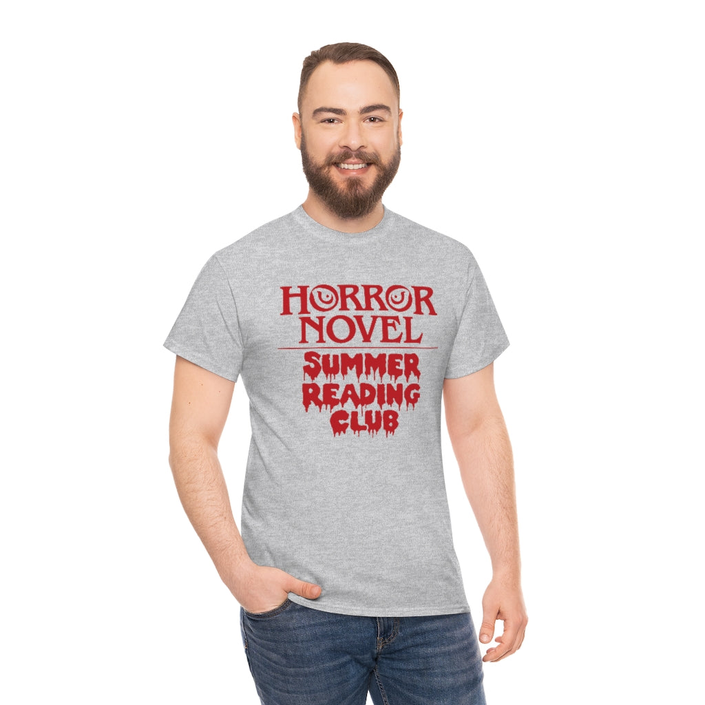 Horror Novel Summer Reading Club | Unisex | Heavy Cotton | T-Shirt | Book Worm | Horror Fan