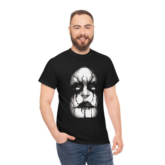 Death Metal Face | Unisex | Heavy Cotton | T-Shirt | Goth | Music | Demon | Occult