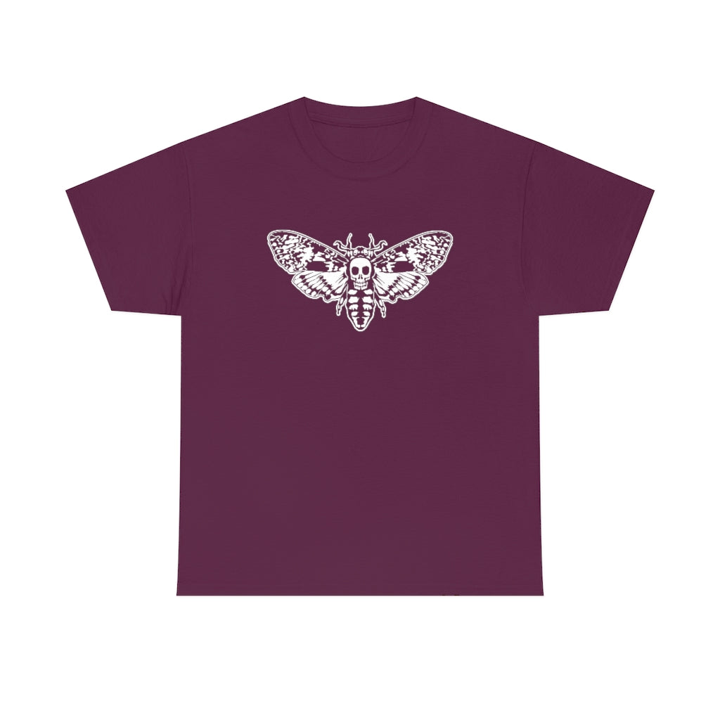 Death's Head Moth | Unisex | Heavy Cotton | T-Shirt | Skull | Horror | Hannibal | Movie