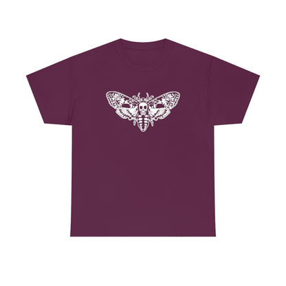 Death's Head Moth | Unisex | Heavy Cotton | T-Shirt | Skull | Horror | Hannibal | Movie