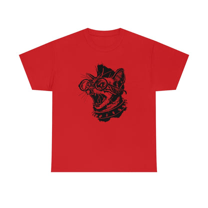 Punk Rock Cat | Unisex | Heavy Cotton | T-Shirt | Punk Music | Cat Lover