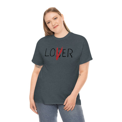 Loser Lover | Unisex | Heavy Cotton | T-Shirt | Horror | Pennywise | Literature | Movie