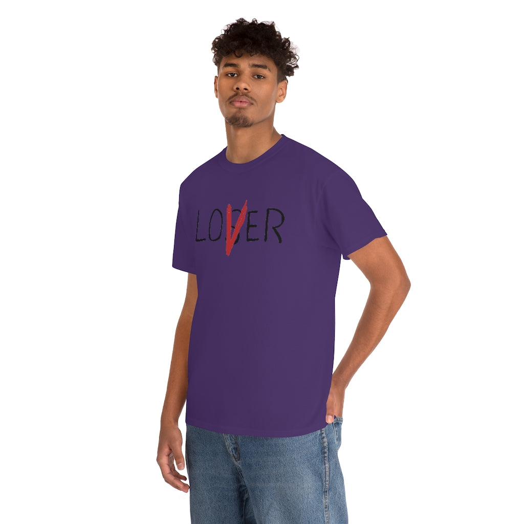 Loser Lover | Unisex | Heavy Cotton | T-Shirt | Horror | Pennywise | Literature | Movie