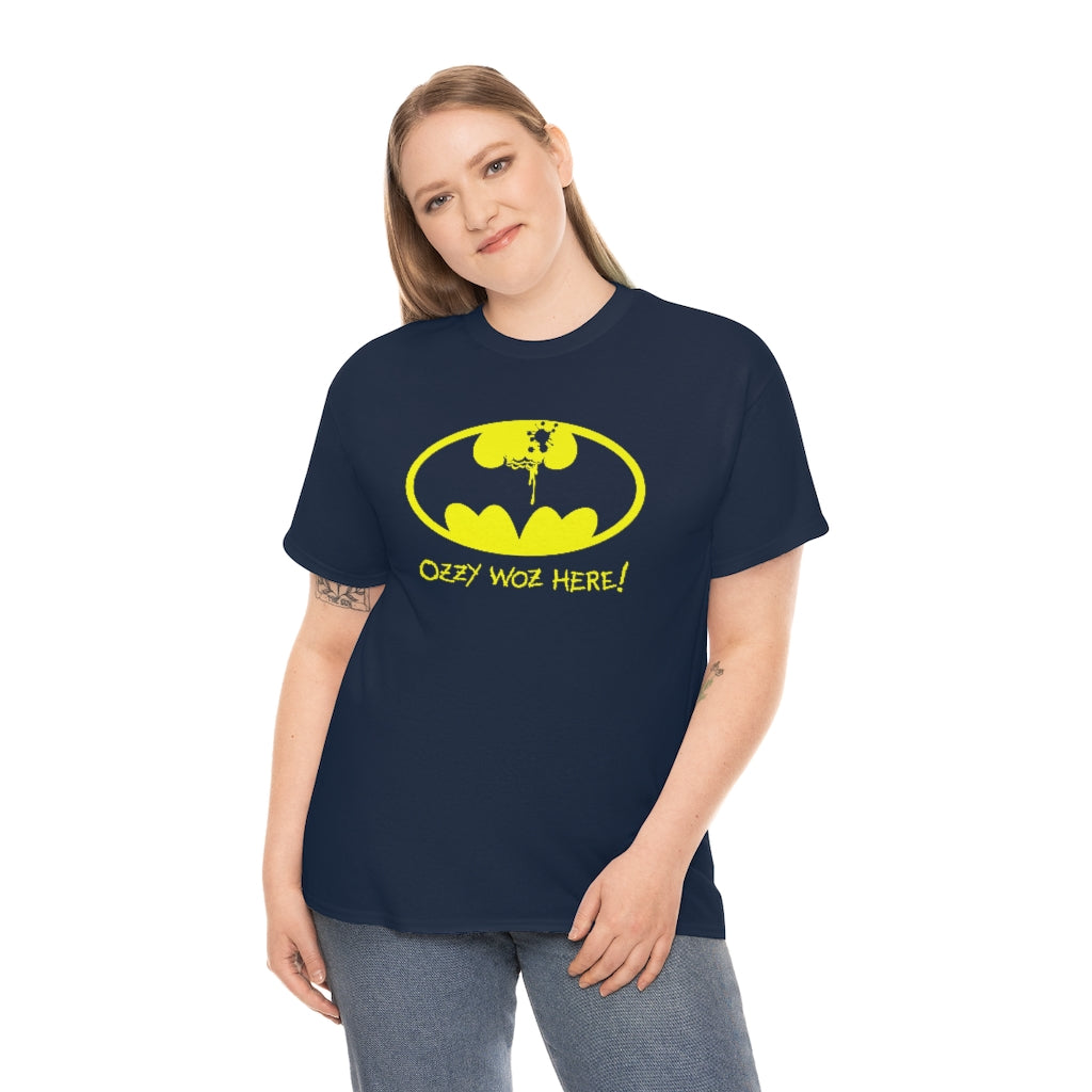 Ozzy Was Here | Unisex | Heavy Cotton | T-Shirt | Music | Superhero | Batman | Prince of Darkness