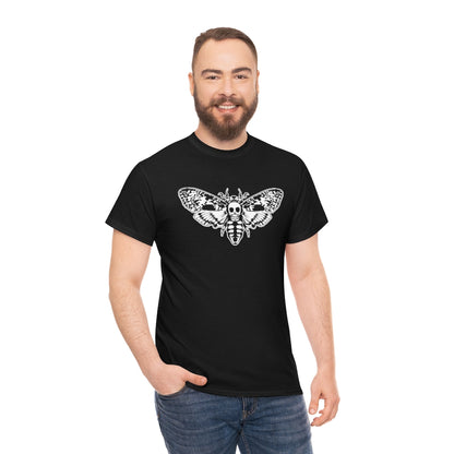 Death's Head Moth | Unisex | Heavy Cotton | T-Shirt | Skull | Horror | Hannibal | Movie