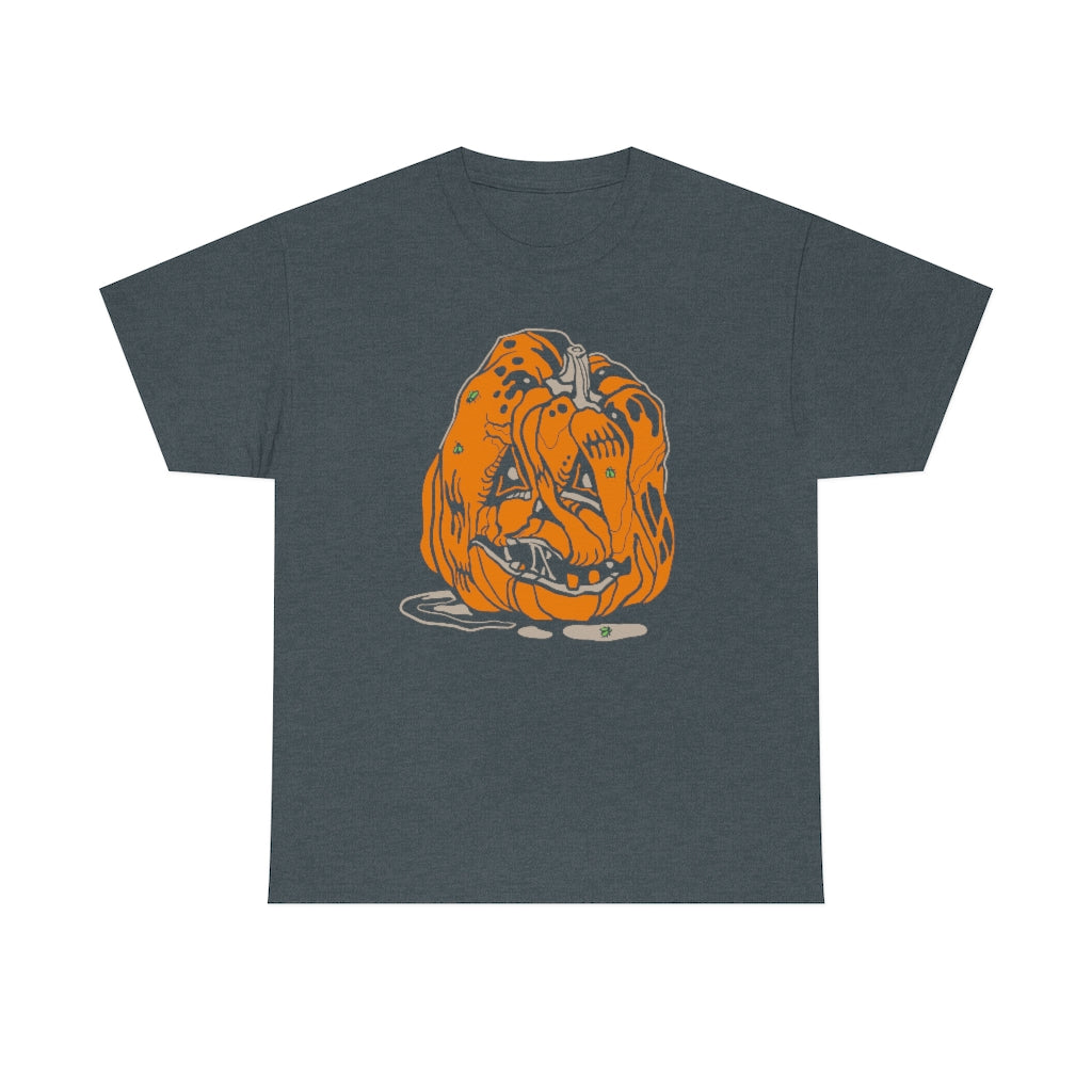 Rotten Pumpkin | Unisex | Heavy Cotton | T-Shirt | Halloween | Funny