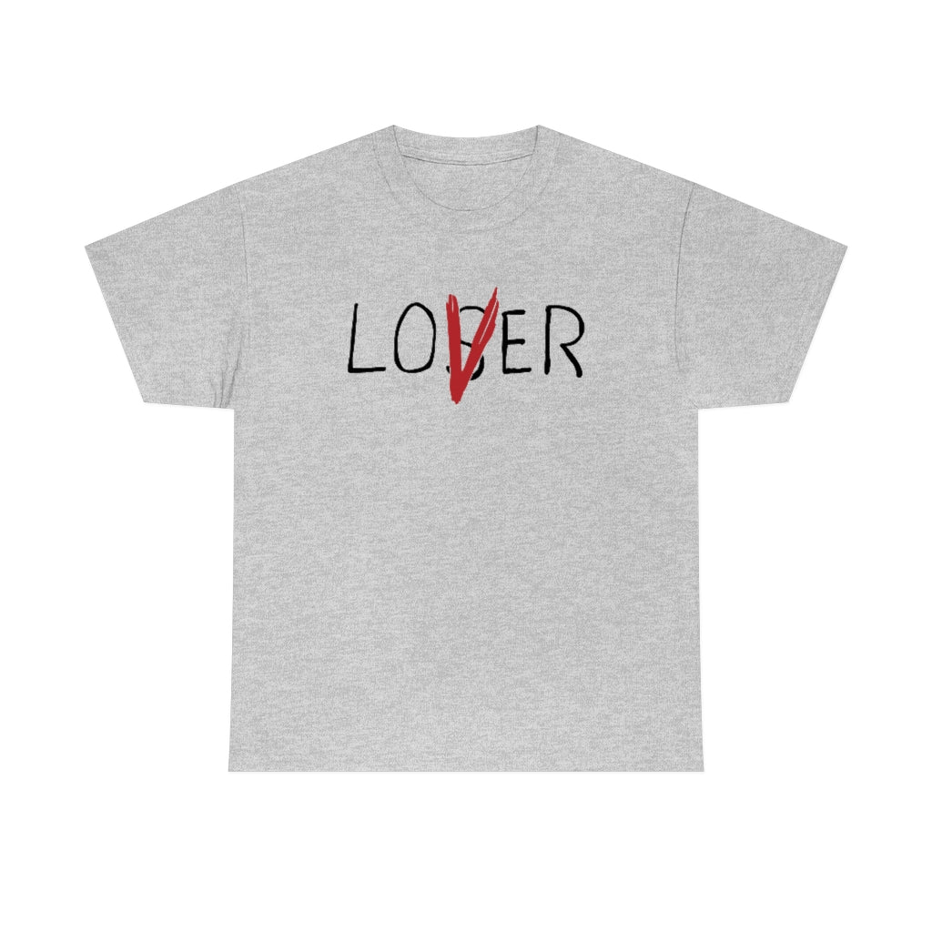 Loser Lover | Unisex | Heavy Cotton | T-Shirt | Horror | Pennywise | Literature | Movie