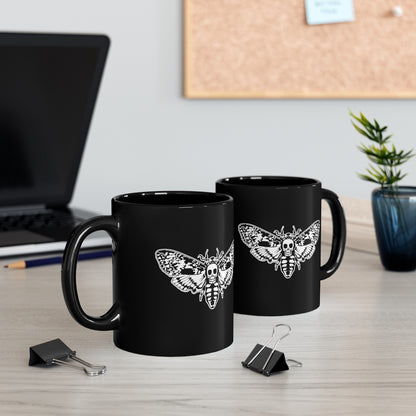 Death's Head Moth | Mug | Ceramic | 11 oz | Skull | Horror | Hannibal | Movie