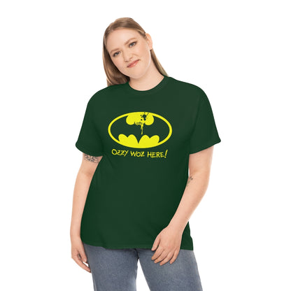 Ozzy Was Here | Unisex | Heavy Cotton | T-Shirt | Music | Superhero | Batman | Prince of Darkness