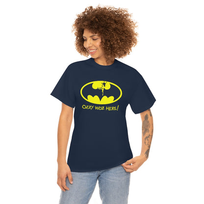 Ozzy Was Here | Unisex | Heavy Cotton | T-Shirt | Music | Superhero | Batman | Prince of Darkness