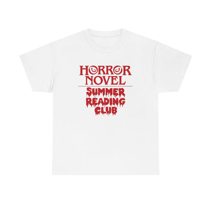 Horror Novel Summer Reading Club | Unisex | Heavy Cotton | T-Shirt | Book Worm | Horror Fan