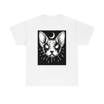 Occult Cat | Unisex | Heavy Cotton | T-Shirt | Halloween | Wiccan | Black Magic | Gothic