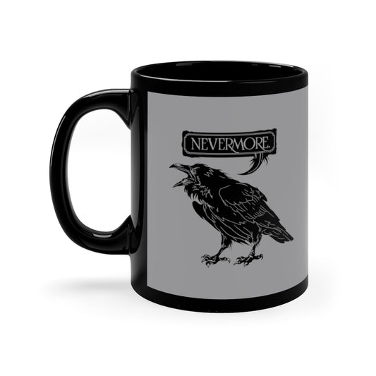 Nevermore | The Raven | Mug | Ceramic | 11 oz | Edgar Allan Poe | Literature | Poetry | Gothic | Gift