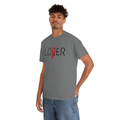 Loser Lover | Unisex | Heavy Cotton | T-Shirt | Horror | Pennywise | Literature | Movie