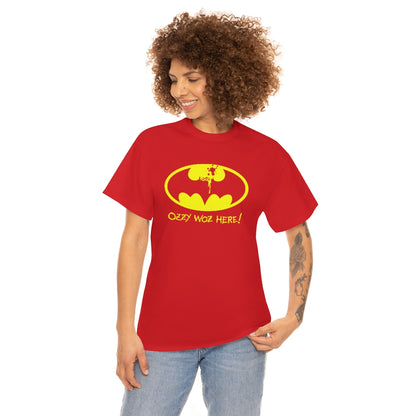 Ozzy Was Here | Unisex | Heavy Cotton | T-Shirt | Music | Superhero | Batman | Prince of Darkness