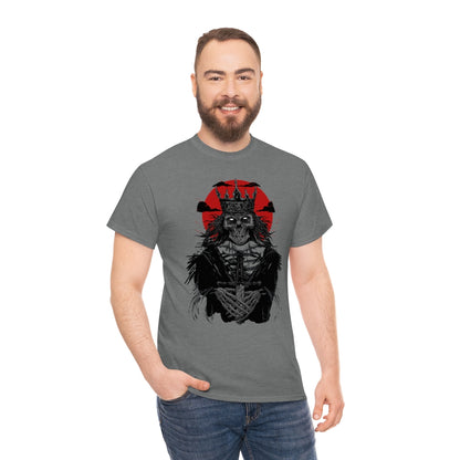 Corpse Skull King | Unisex | Heavy Cotton | T-Shirt | Evil | Scary | Skeleton