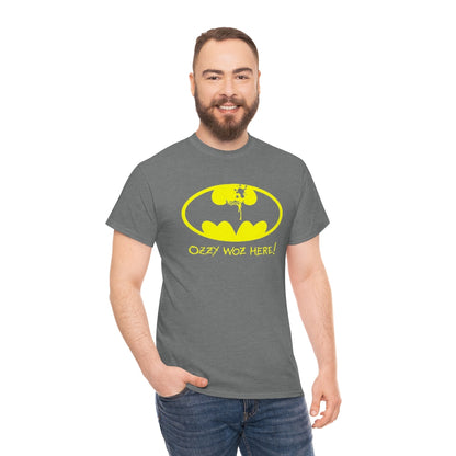 Ozzy Was Here | Unisex | Heavy Cotton | T-Shirt | Music | Superhero | Batman | Prince of Darkness