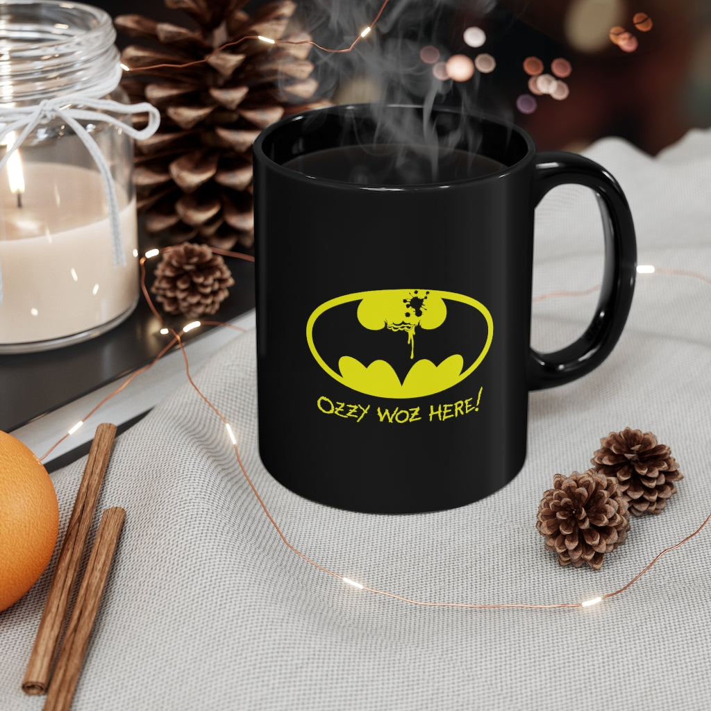 Ozzy Was Here | Mug | 11 oz | Ceramic | Music | Superhero | Batman | Funny | Prince of Darkness | Gift