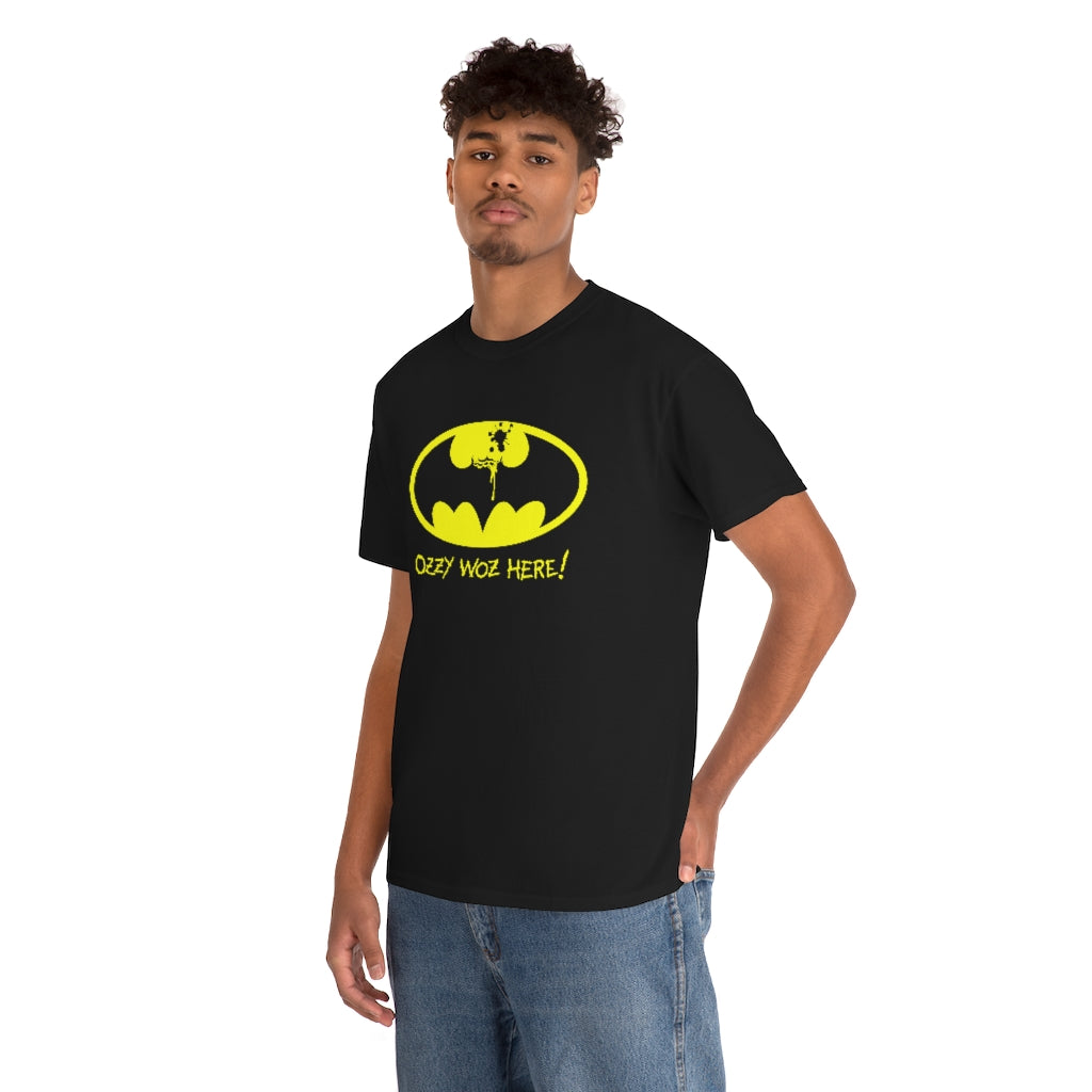 Ozzy Was Here | Unisex | Heavy Cotton | T-Shirt | Music | Superhero | Batman | Prince of Darkness