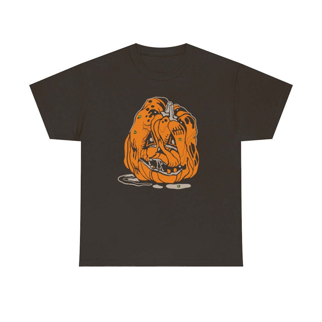 Rotten Pumpkin | Unisex | Heavy Cotton | T-Shirt | Halloween | Funny