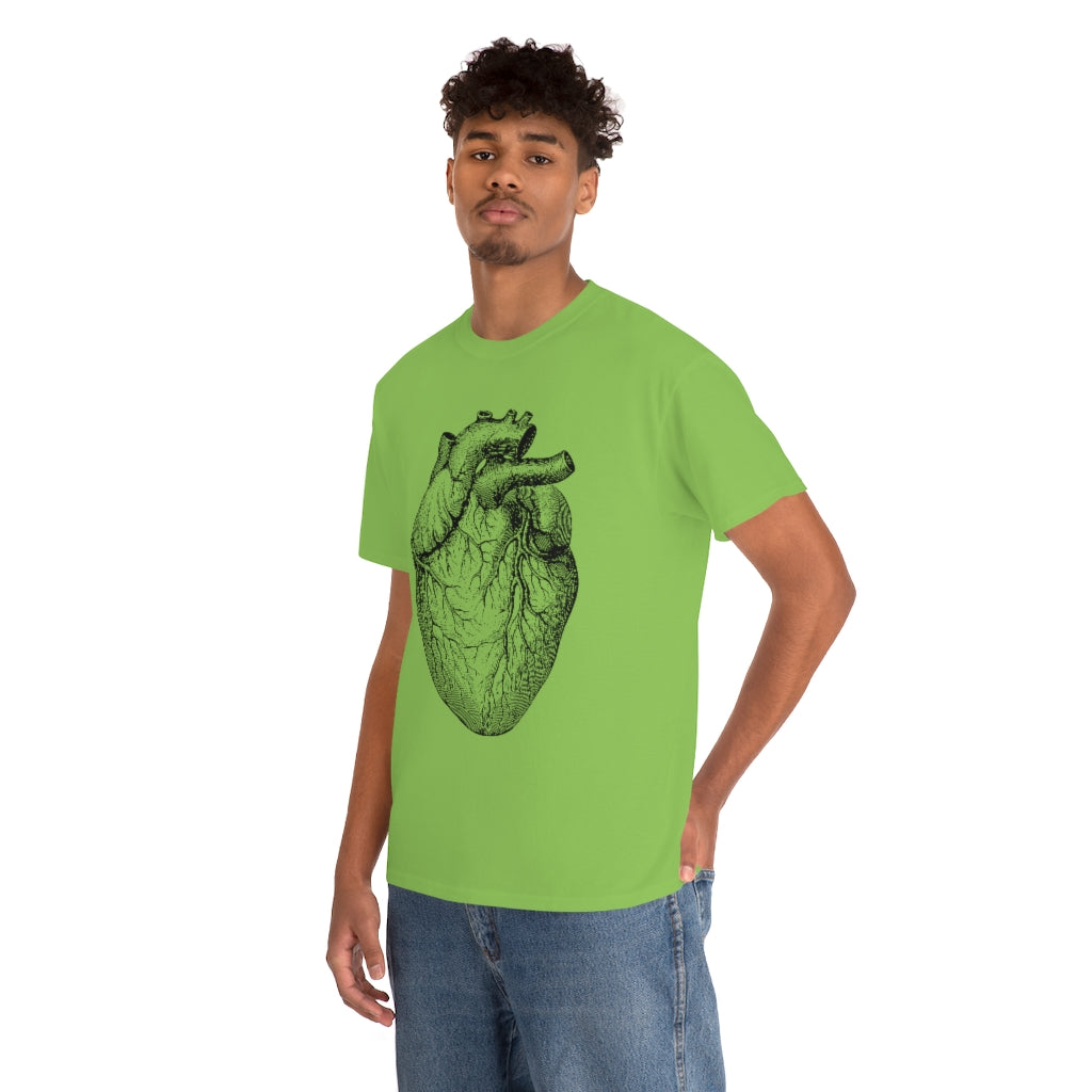 Human Heart | Unisex | Heavy Cotton | T-Shirt | Love | Valentine | Heart | Anatomy | Romance | Love