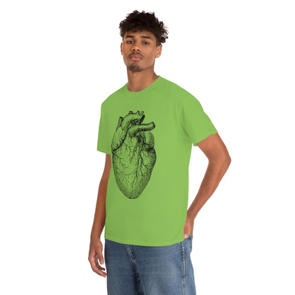 Human Heart | Unisex | Heavy Cotton | T-Shirt | Love | Valentine | Heart | Anatomy | Romance | Love