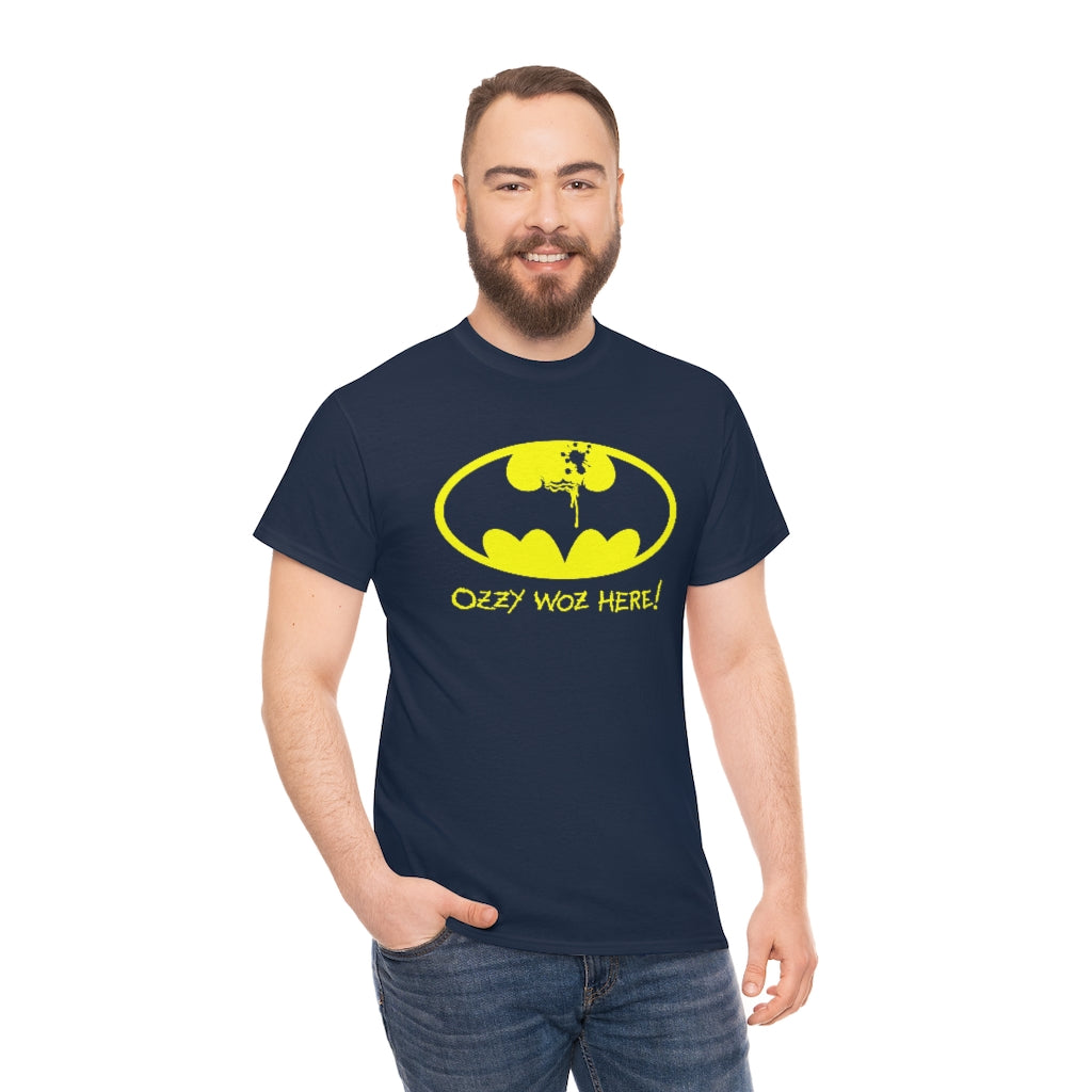 Ozzy Was Here | Unisex | Heavy Cotton | T-Shirt | Music | Superhero | Batman | Prince of Darkness