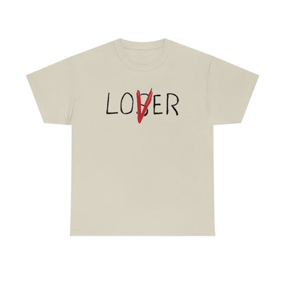 Loser Lover | Unisex | Heavy Cotton | T-Shirt | Horror | Pennywise | Literature | Movie