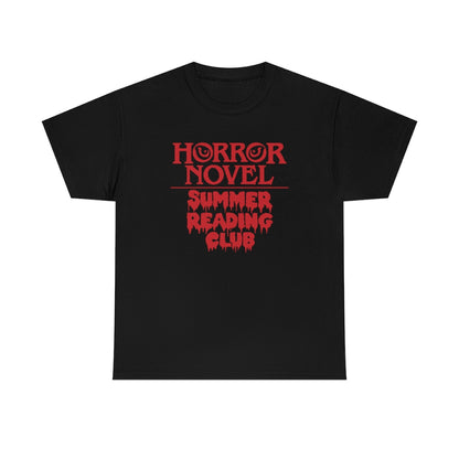 Horror Novel Summer Reading Club | Unisex | Heavy Cotton | T-Shirt | Book Worm | Horror Fan