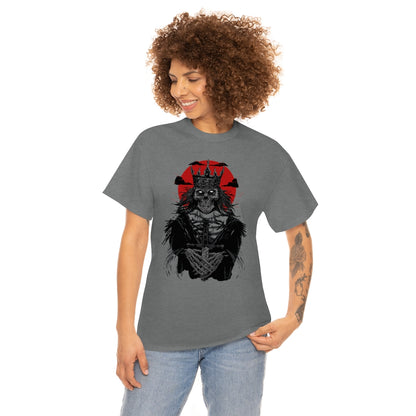 Corpse Skull King | Unisex | Heavy Cotton | T-Shirt | Evil | Scary | Skeleton