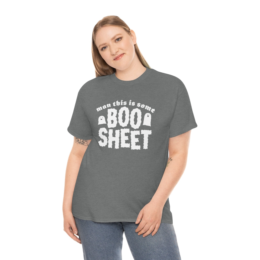 This Is Some Boo Sheet | Unisex | Heavy Cotton | T-Shirt | Funny | Wordplay | Ghost | Halloween