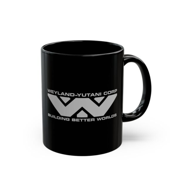 Weyland-Yutani Corp Black Mug – Building Better Worlds, One Sip at a Time