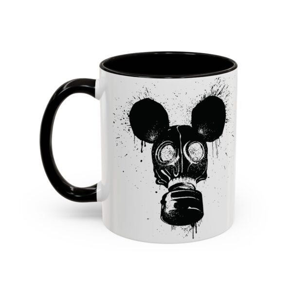 Gas Mask Mouse Accent Mug – Sip with a Side of Strange
